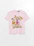 LC Waikiki Crew Neck Stone Age Printed Short Sleeve Women's T-Shirt